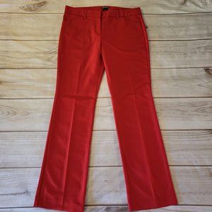 Express Editor Mid Rise Pants Engine Red Sz 10R